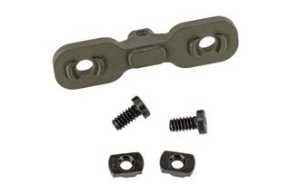 The Timber Creek Outdoors M-LOK Bipod Adapter comes in OD Green and is compatible with Harris Bipods